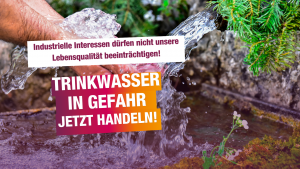 Trinkwasser in Gefahr