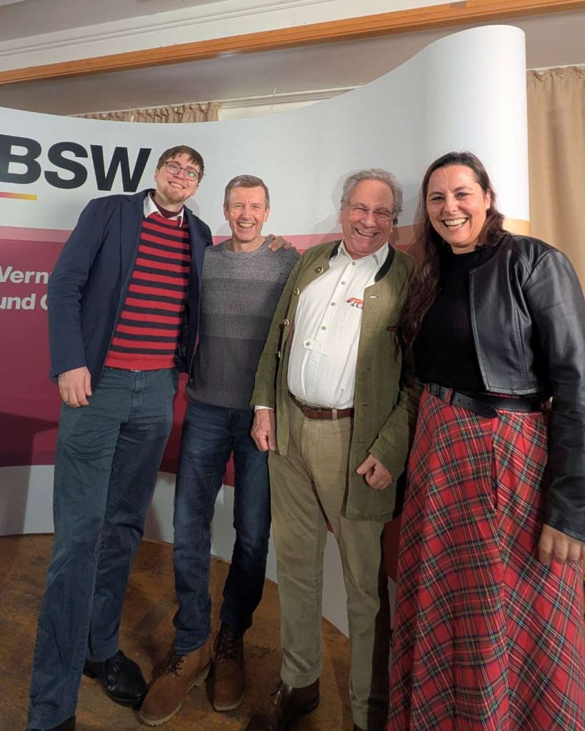 Alexander Zamzow, Edgar Schneider, Klaus Ernst, Rebecca Hümmer